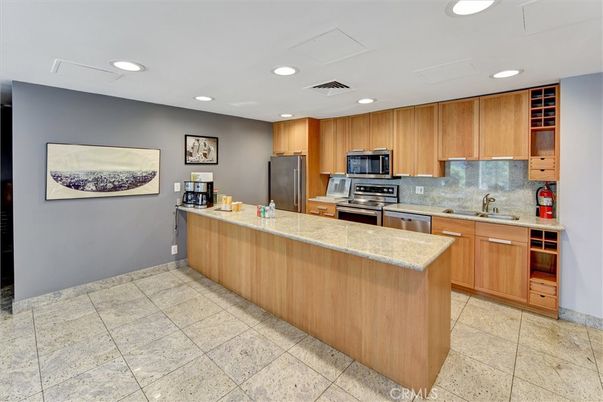 Interior, Kitchen, Recessed Lighting, Stainless Steel Appliances