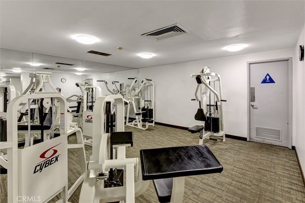 Fitness Equipment, Interior, Recessed Lighting