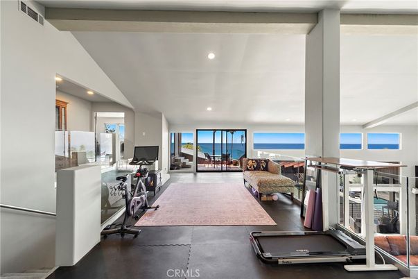 Fitness Equipment, Gym, Interior, Recessed Lighting, Water