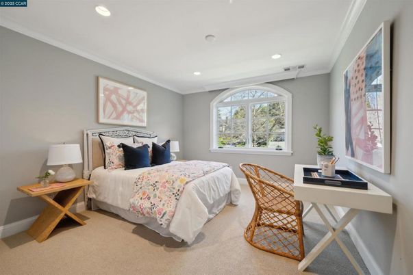 Bedroom, Home Office, Interior, Recessed Lighting