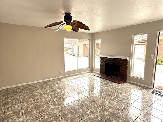 Empty room, Fireplace, Interior