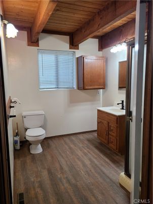 Bathroom, Interior, Wooden Beams, Wooden Ceilings, Wood Texture Flooring