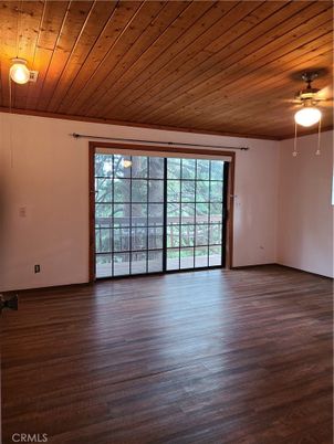 Empty room, Interior, Wooden Ceilings, Wood Texture Flooring
