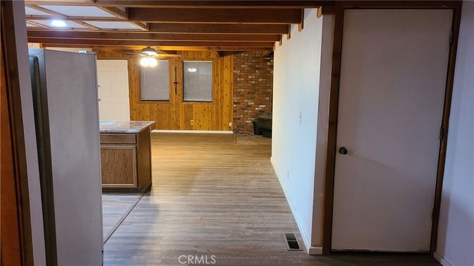 Interior, Stone Walls, Wooden Beams, Wood Texture Flooring, Wooden Walls