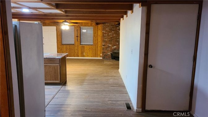 Interior, Stone Walls, Wooden Beams, Wood Texture Flooring, Wooden Walls