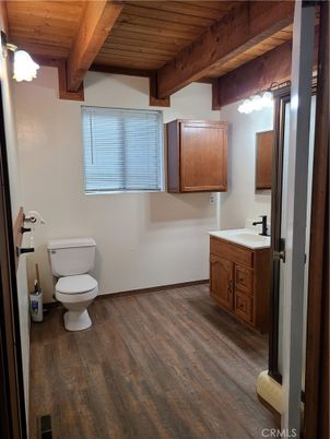 Bathroom, Interior, Wooden Beams, Wooden Ceilings, Wood Texture Flooring