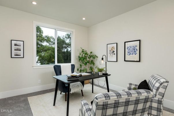 Home Office, Interior, Recessed Lighting