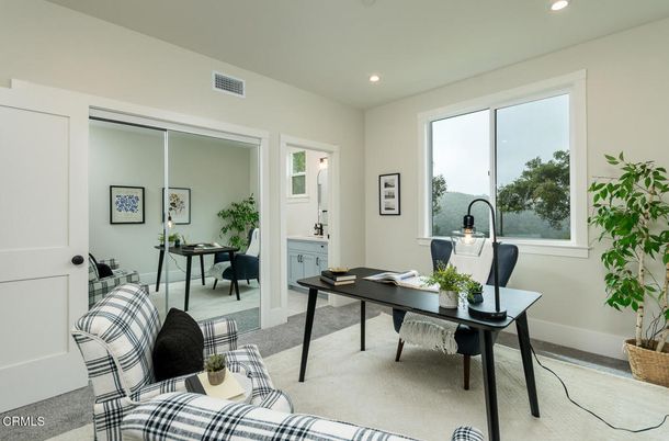 Home Office, Interior, Recessed Lighting