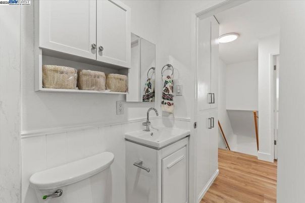 Bathroom, Interior, Wood Texture Flooring