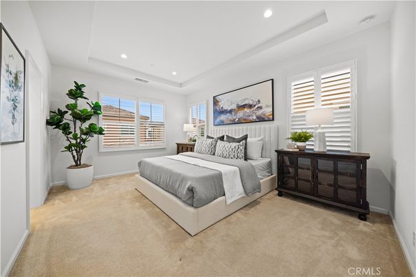 Bedroom, Interior, Recessed Lighting