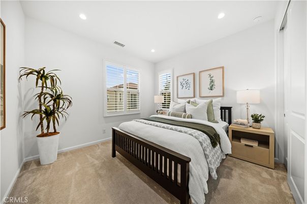 Bedroom, Interior, Recessed Lighting