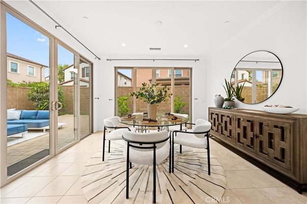 Dining room, Interior, Recessed Lighting