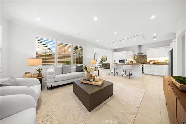 Interior, Kitchen, Living room, Recessed Lighting, Stainless Steel Appliances