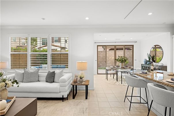 Dining room, Interior, Living room, Recessed Lighting