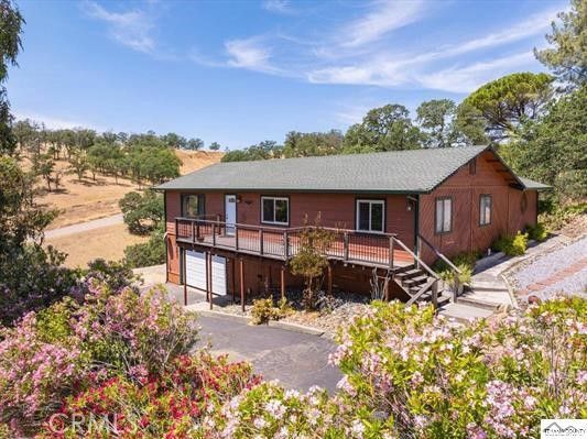 Attached, Backyard, Exterior, Facade, Log Home