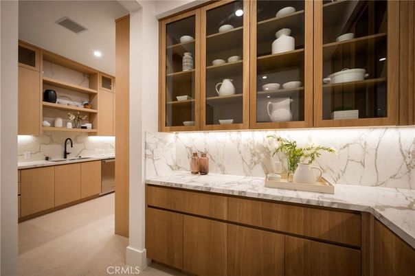 Interior, Marble Walls, Recessed Lighting