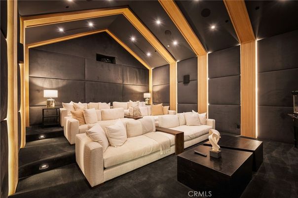 Home Theatre Room, Interior, Projection Screen, Recessed Lighting, Theatre Room