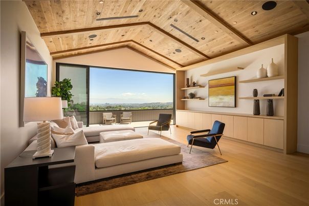 Interior, Living room, Recessed Lighting, Wooden Beams, Wooden Ceilings, Wood Texture Flooring
