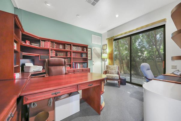 Home Office, Interior, Recessed Lighting