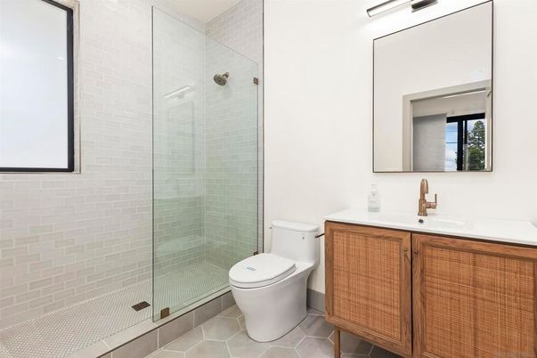 Bathroom, Glass Shower, Interior