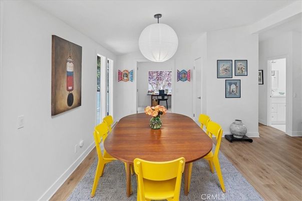 Dining room, Interior, Wood Texture Flooring