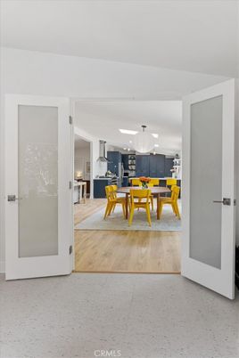 Dining room, Interior, Kitchen, Pendant Lights, Wood Texture Flooring