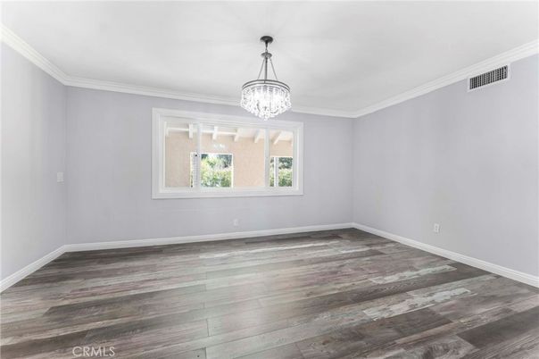 Chandelier, Empty room, Interior, Wood Texture Flooring