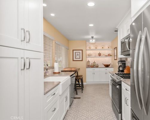 Interior, Kitchen, Recessed Lighting, Stainless Steel Appliances