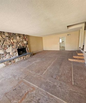 Empty room, Fireplace, Interior, Stone Walls