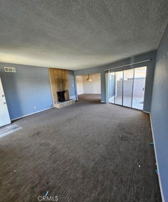 Empty room, Fireplace, Interior