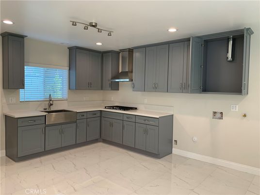 Interior, Kitchen, Marble, Recessed Lighting
