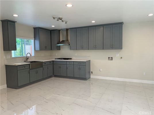 Interior, Kitchen, Marble, Recessed Lighting