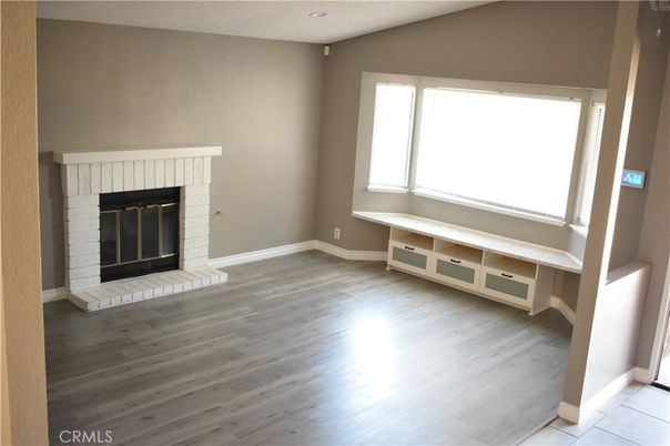 Empty room, Fireplace, Interior, Wood Texture Flooring