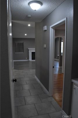 Fireplace, Interior, Recessed Lighting, Wood Texture Flooring