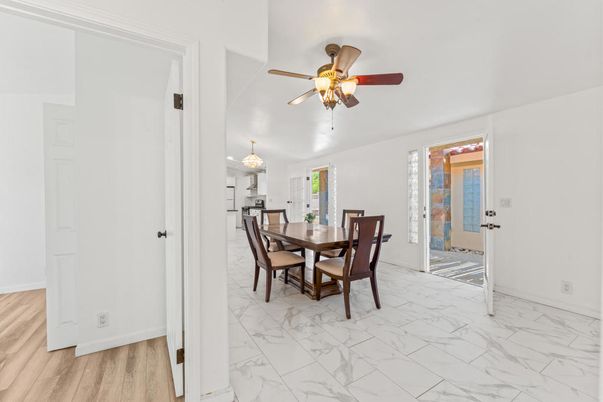 Chandelier, Dining room, Interior, Marble