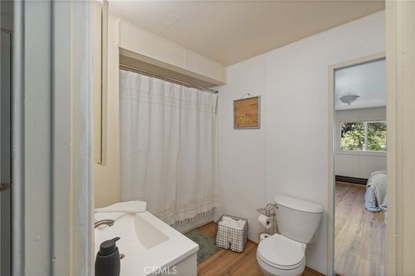 Bathroom, Interior, Wood Texture Flooring