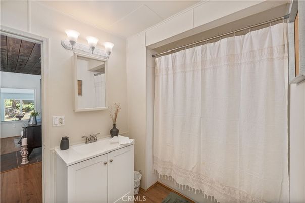 Bathroom, Interior, Wood Texture Flooring
