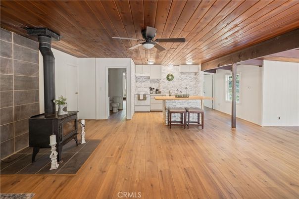 Interior, Kitchen, Wooden Ceilings, Wood Texture Flooring