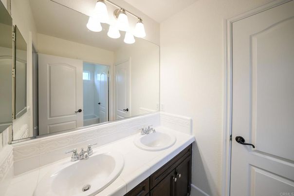 Bathroom, Dual Sink Vanities, Interior, Tile Countertops