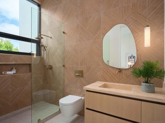 Bathroom, Glass Shower, Interior