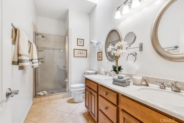 Bathroom, Dual Sink Vanities, Glass Shower, Interior
