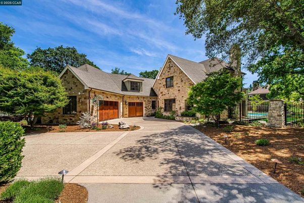 Attached, Backyard, Exterior, Facade, Tudor Revival