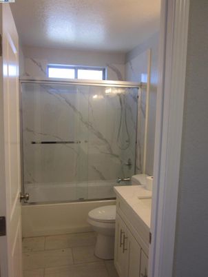 Bathroom, Glass Shower, Interior, Marble Walls