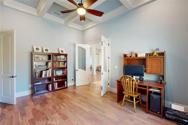 Home Office, Interior, Wood Texture Flooring