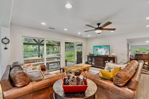 Dining room, Interior, Living room, Recessed Lighting, Wood Texture Flooring