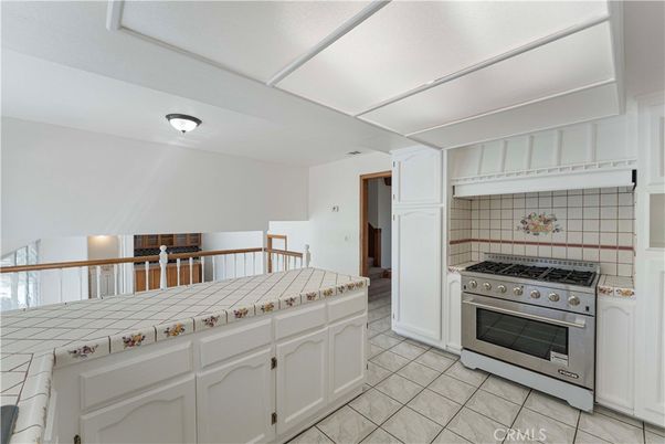 Interior, Kitchen, Stainless Steel Appliances, Tile Countertops