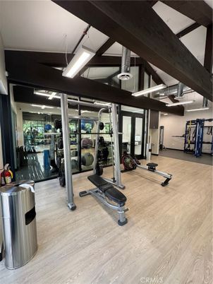 Fitness Equipment, Gym, Interior, Wood Texture Flooring