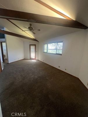 Empty room, Interior, Wooden Beams