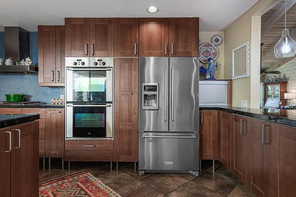 Interior, Kitchen, Recessed Lighting, Stainless Steel Appliances