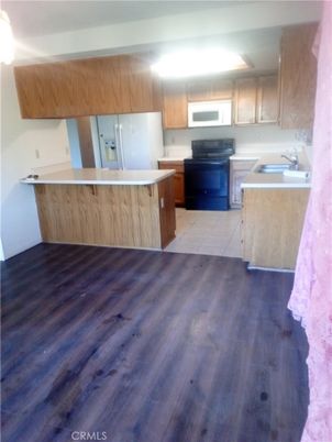 Interior, Kitchen, Wood Texture Flooring